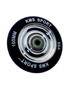 Колесо KMS Sport 100mm метал серебро