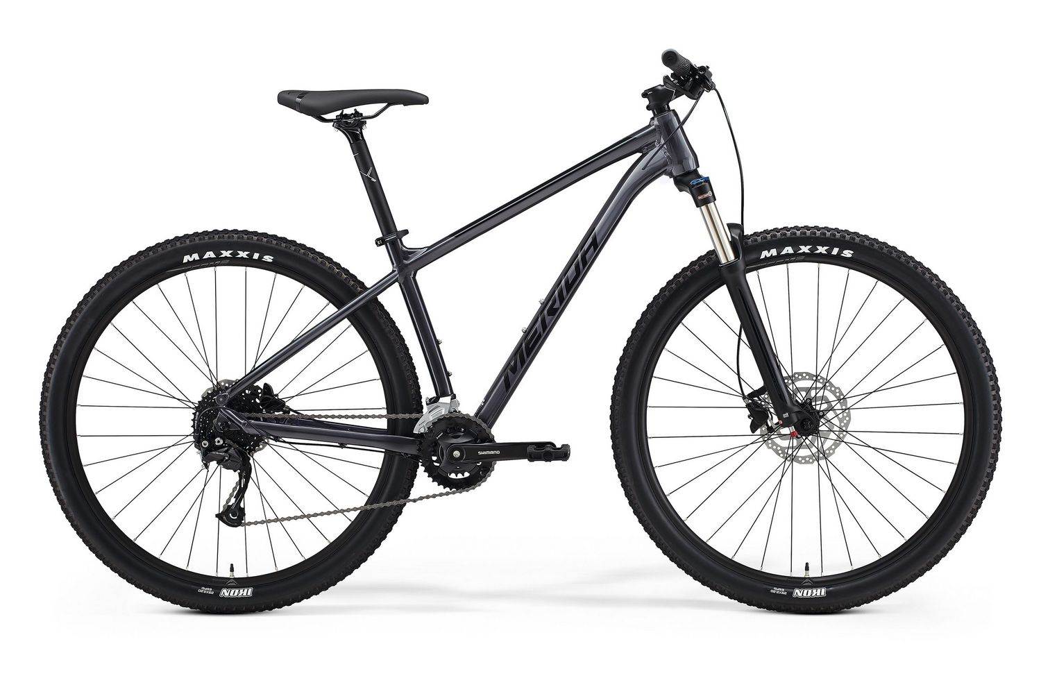 Велосипед Merida 27,5" BigSeven100x2 M антрацит-чёрный 2021г. АКЦИЯ!