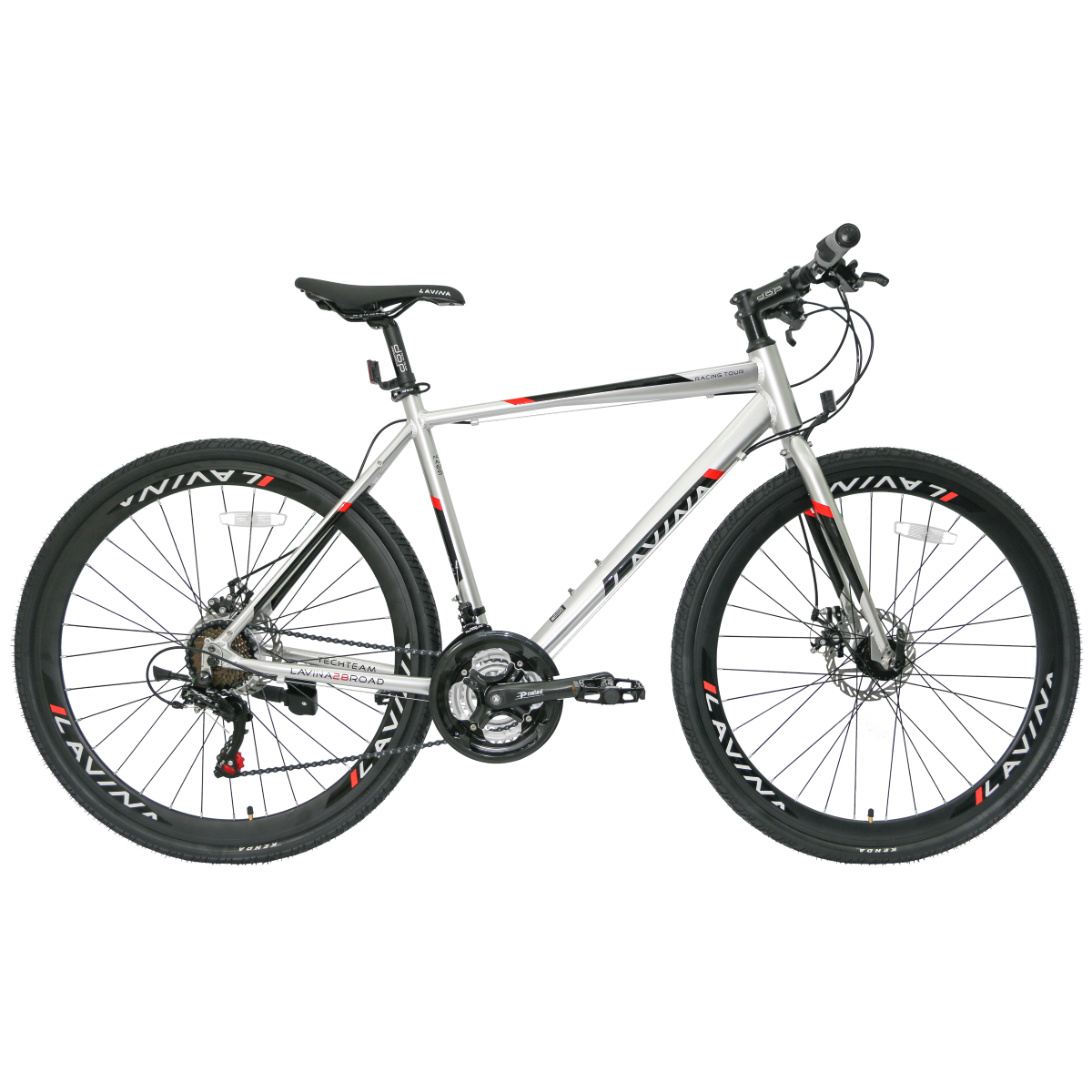 Велосипед TechTeam Lavina 28"x20" серый