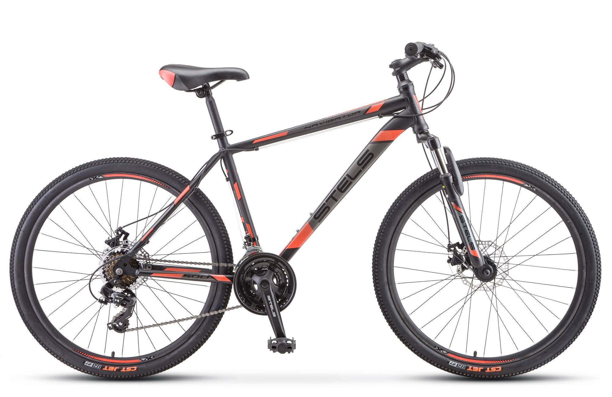 Велосипед Stels 26" Navigator- 500 MD 20" чёрный-красный АКЦИЯ!