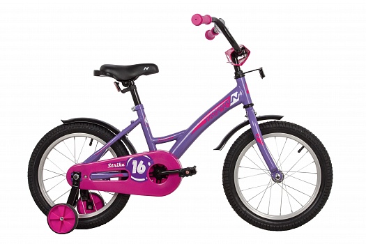 Велосипед NOVATRACK 16", STRIKE, фиолетовый