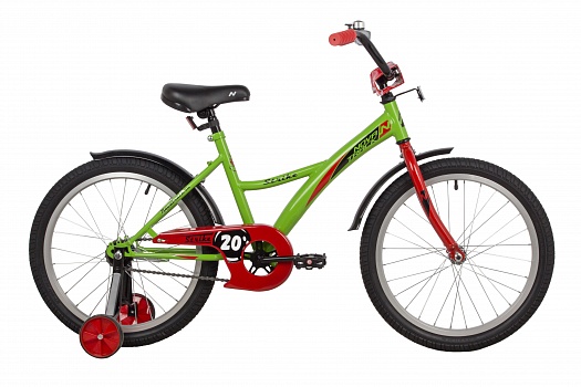 Велосипед NOVATRACK 20", STRIKE, зелёный