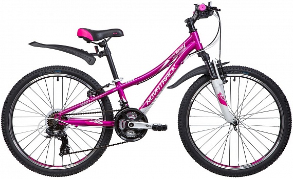 Велосипед NOVATRACK 24" Katrina рама 10", алюм., фиолетовый