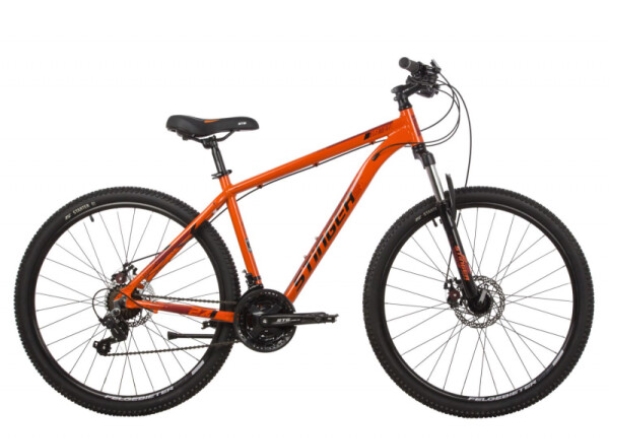 Велосипед STINGER 27.5" ELEMENT STD 16" оранжевый