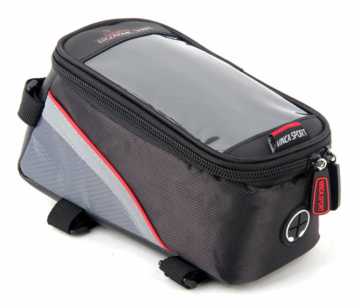 Сумка велосипедная Vinca Sport FB 07-2 L black-red