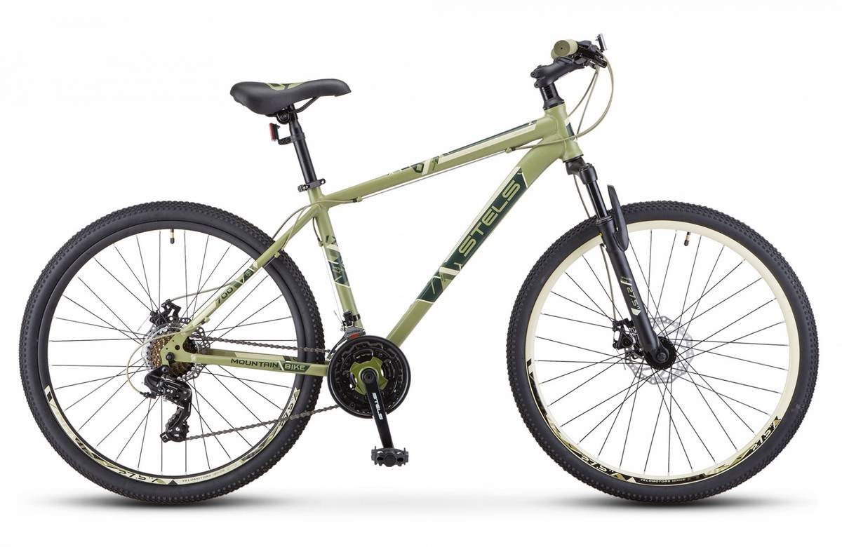 Велосипед Stels 27.5" Navigator-700 MD 21" хаки АКЦИЯ!