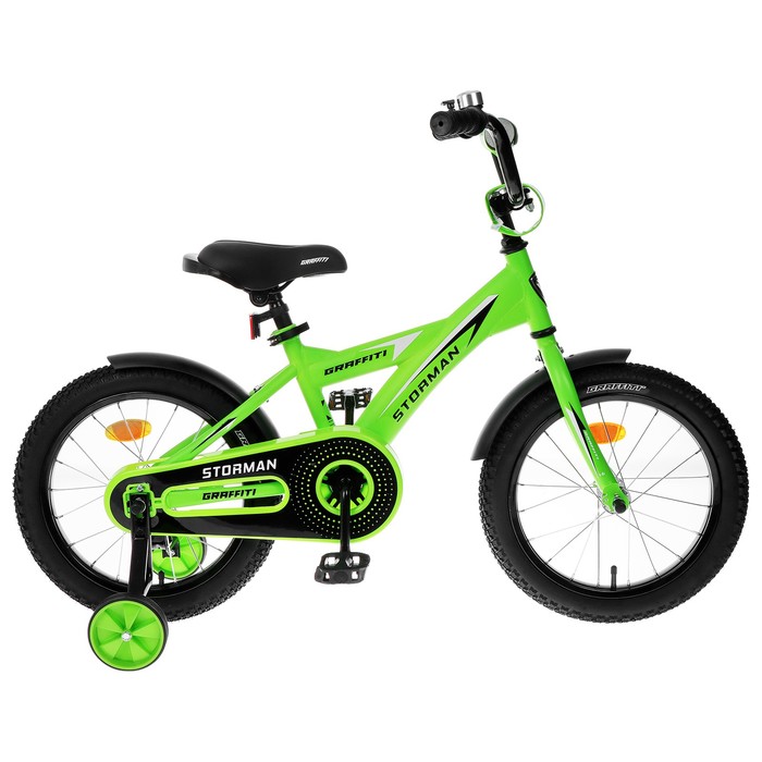 Велосипед 16" Graffiti Storman зелёный