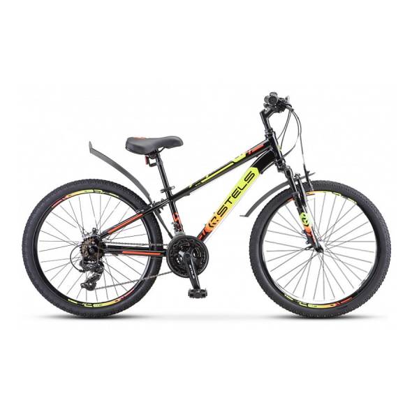 велокомплект Stels 24" Navigator-400 V 12" чёрно/салат/красный Shimano