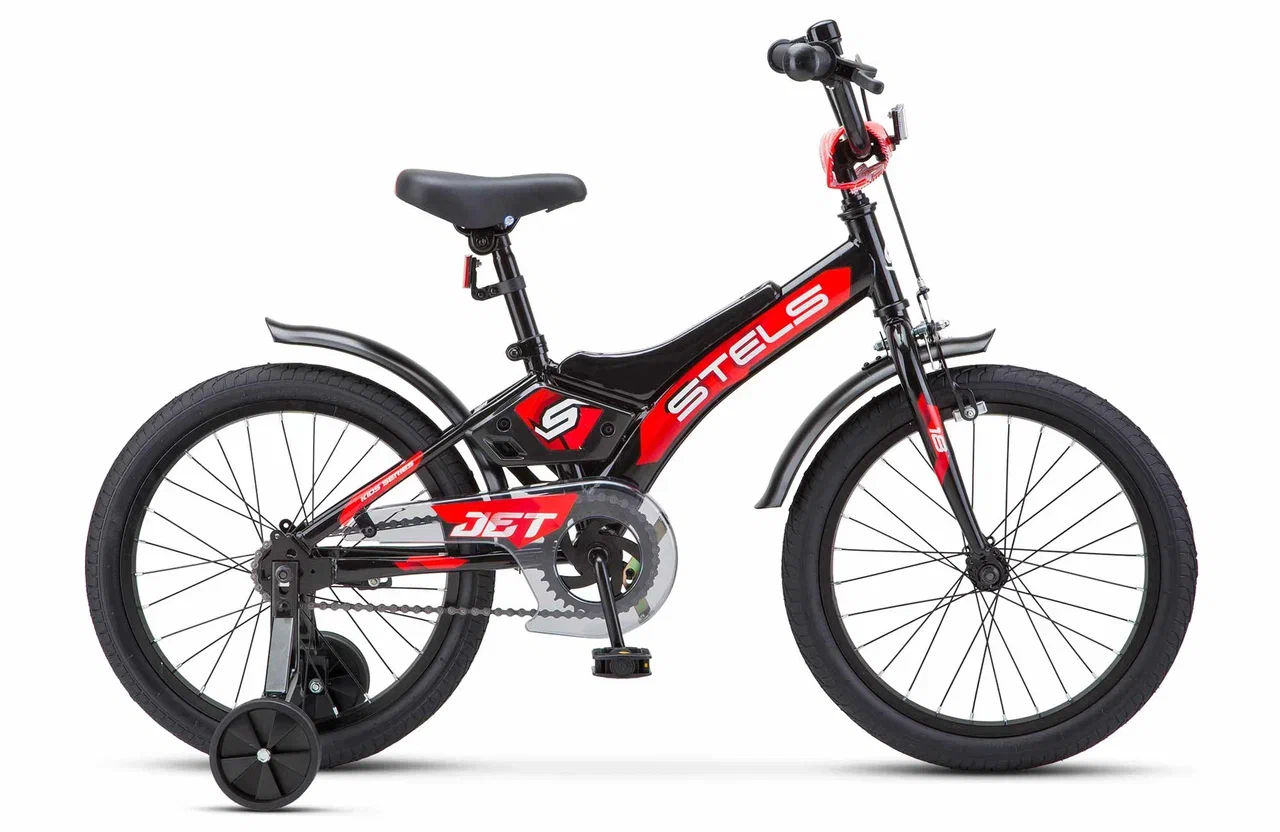 Велосипед Stels 18" Jet чёрный