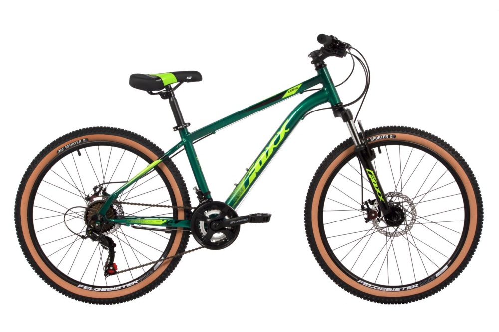 Велосипед FOXX 24" Caiman 14" зелёный