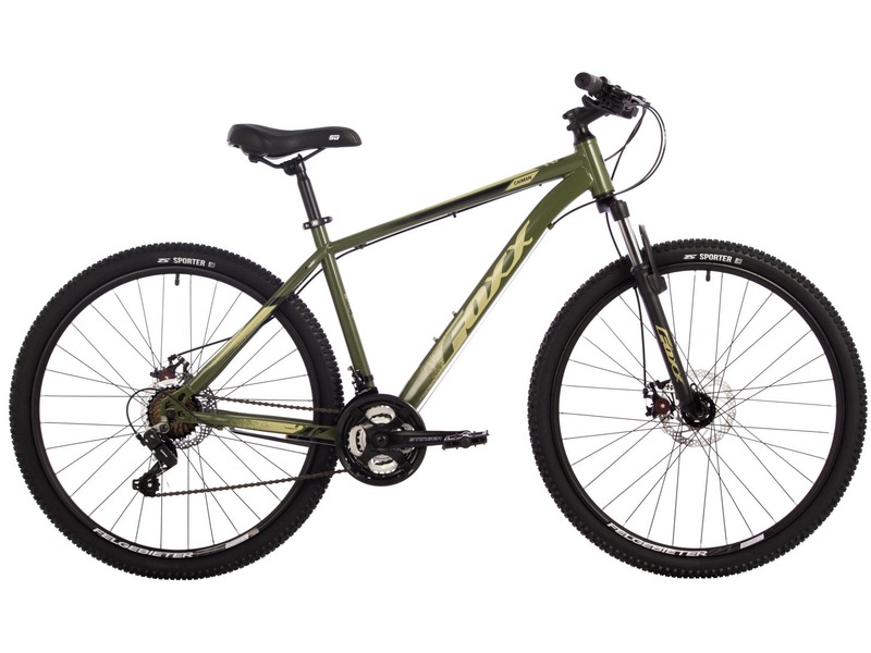 Велосипед FOXX 27,5" Caiman 16" зелёный