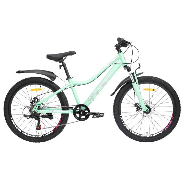 Велосипед TechTeam Aria 22"x12" бирюзовый 2024