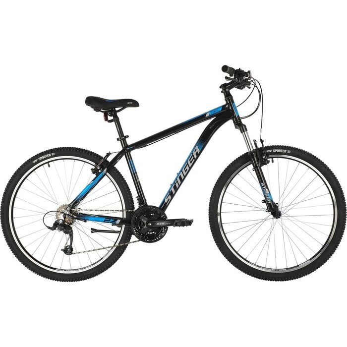 Велосипед STINGER 27.5" ELEMENT STD 16" чёрный