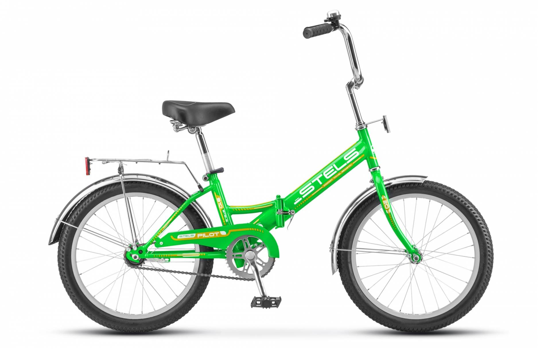 Велосипед Stels 20" Pilot 310 Z011, 13" зелёный/жёлтый