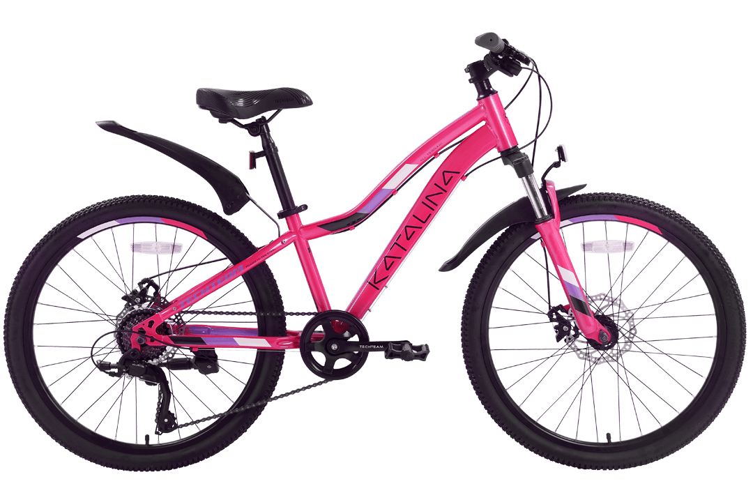 Велосипед TechTeam Katalina 24"x12" розовый