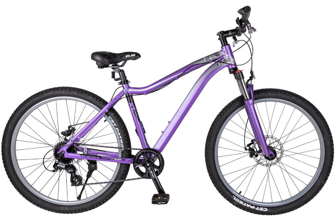 Велосипед TechTeam Elis 27.5"x18" фиолетовый