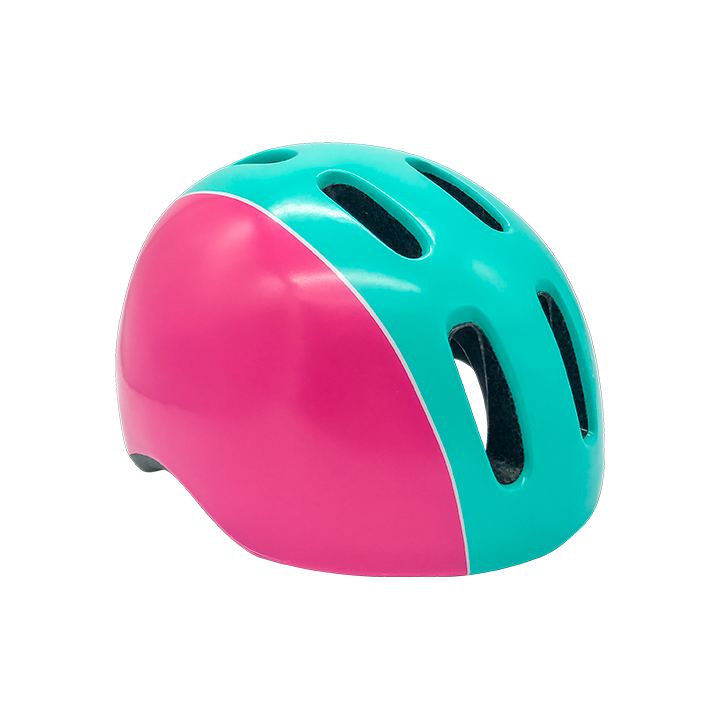 Шлем Tech Team Gravity 400 розово-зелёный
