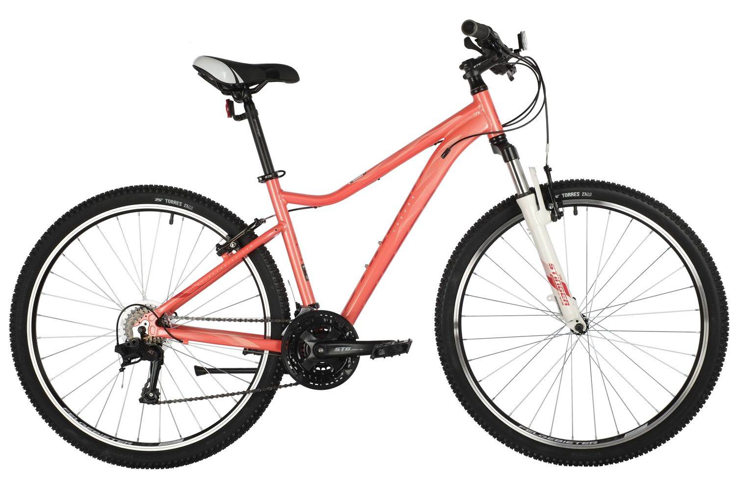 Велосипед STINGER 27,5" LAGUNA STD розовый, алюм., размер 17"