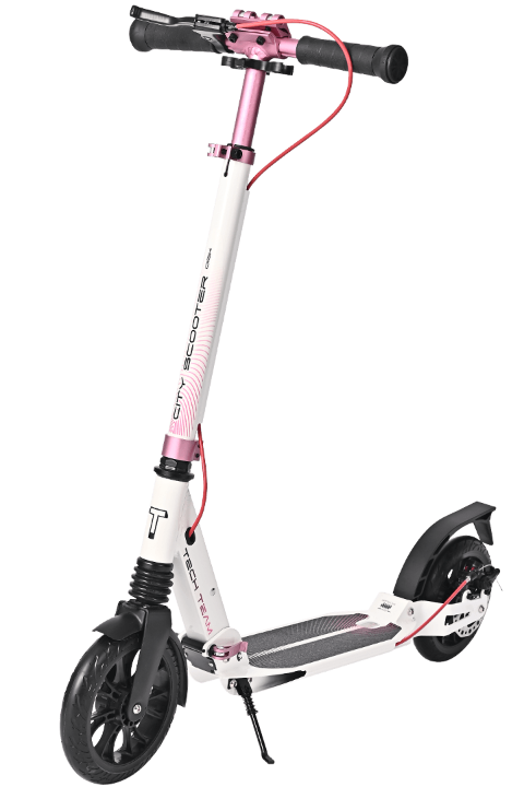 Самокат TechTeam City Scooter Disc розовый 2022